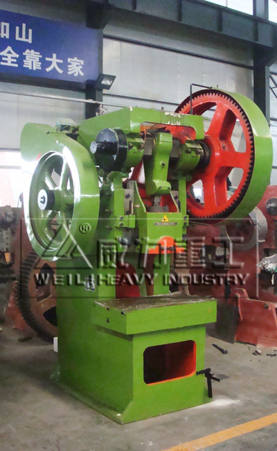 80噸鑄造機(jī)身鋼板固定臺(tái)沖床